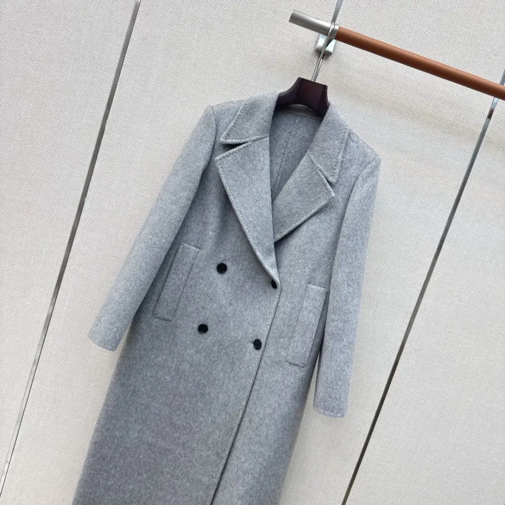 Max Mara Довге двостороннє вовняне пальто — Фото 2