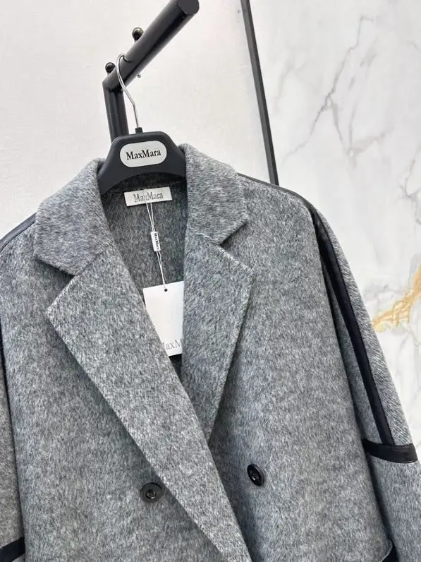 Max Mara Довге двостороннє вовняне пальто — Фото 3