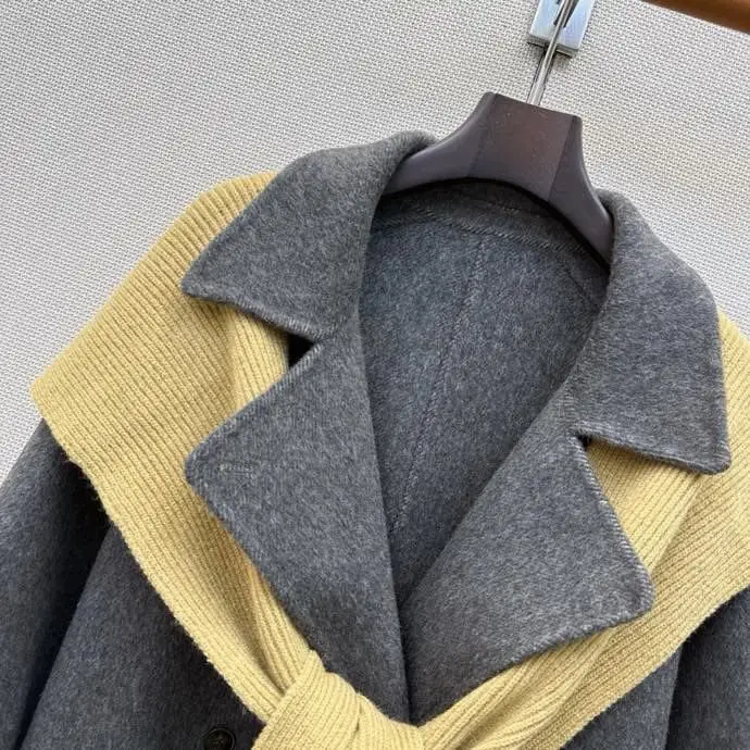 Max Mara Довге двостороннє вовняне пальто — Фото 4