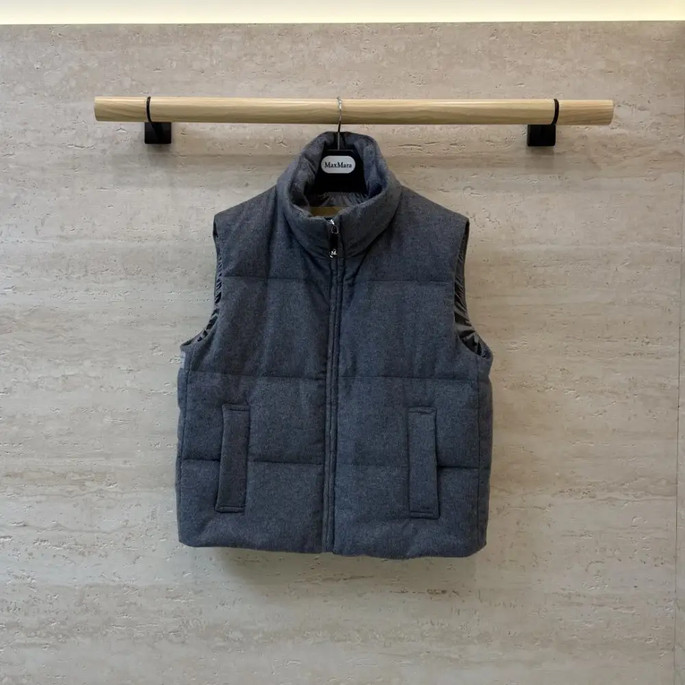 Vest on feathers women's