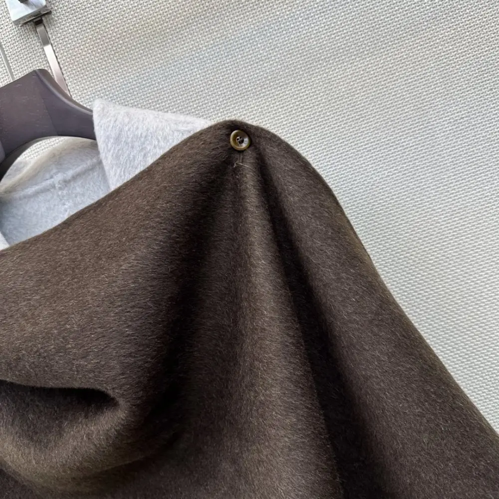 Max Mara Winter coat secondary length of wool from bilateral finished and shawl — Photo 3