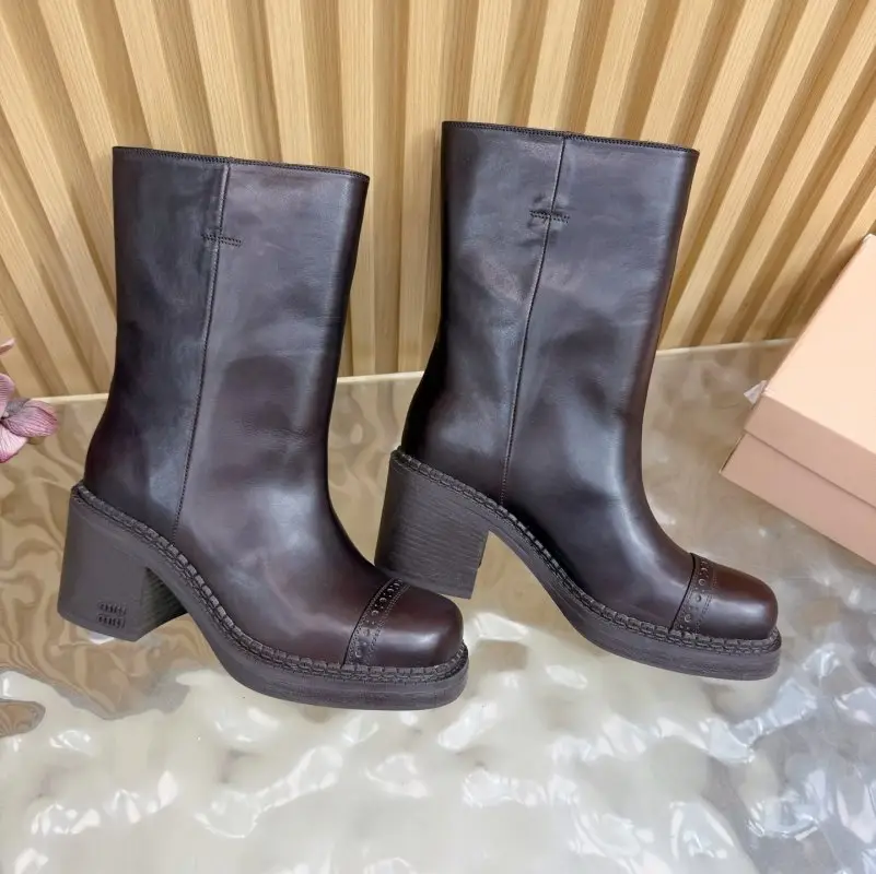 Miu Miu — Boots leather women's