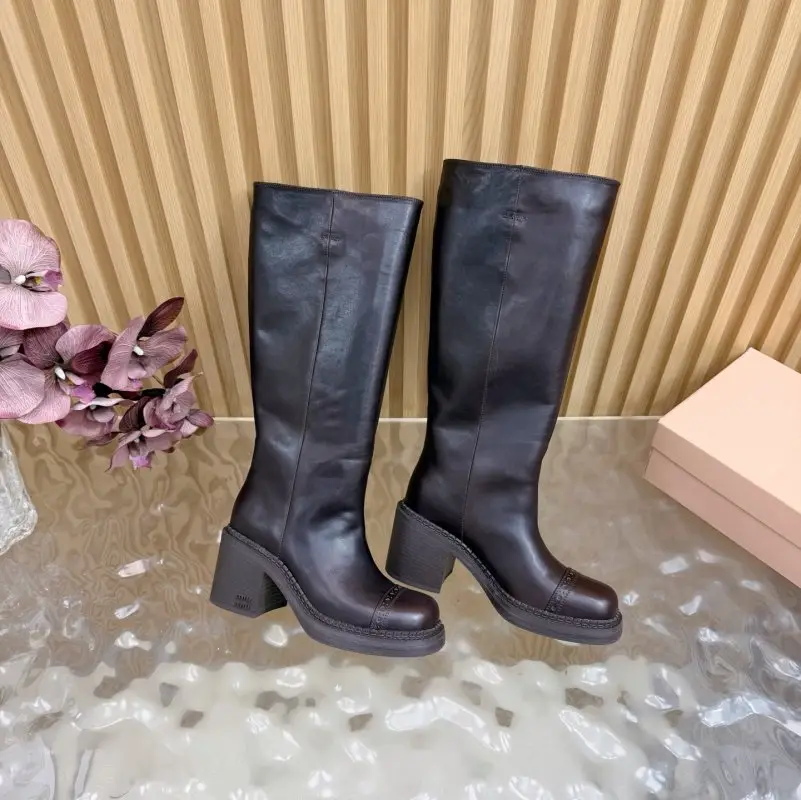 Miu Miu — Boots leather women's