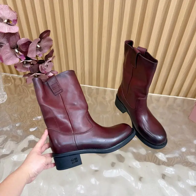 Miu Miu — Чоботи шкіряні жіночі