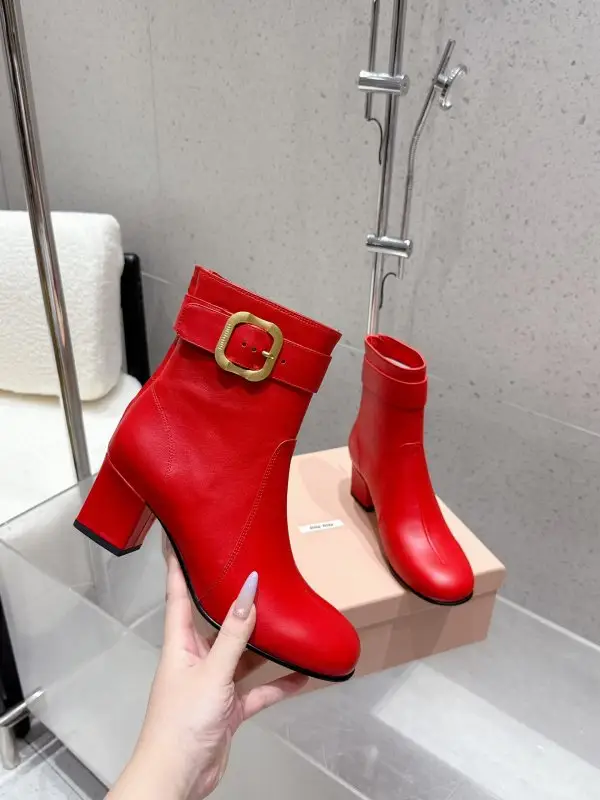 Miu Miu Boots leather women's — Photo 5