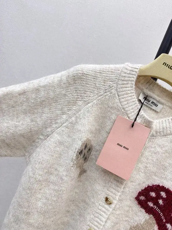 Miu Miu Кардиган оверсайз з круглим вирізом жіночий — Фото 3