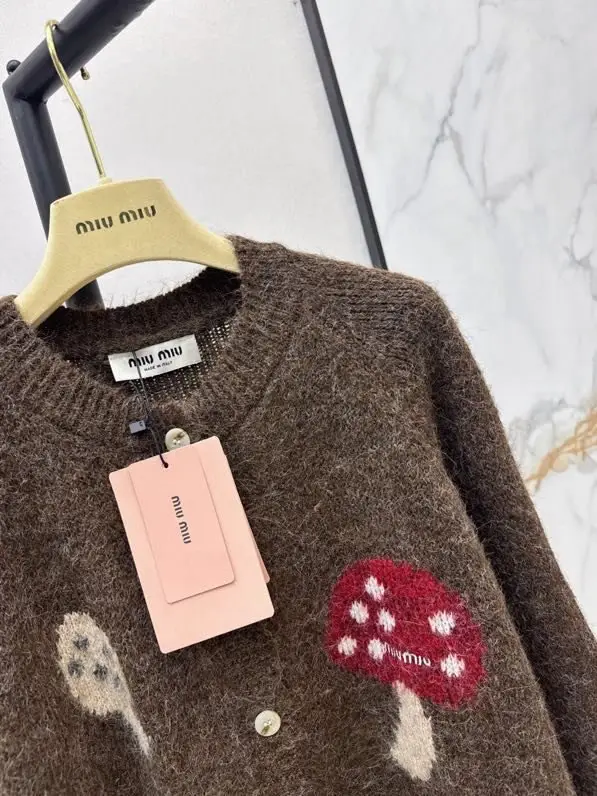 Miu Miu Кардиган оверсайз з круглим вирізом жіночий — Фото 5