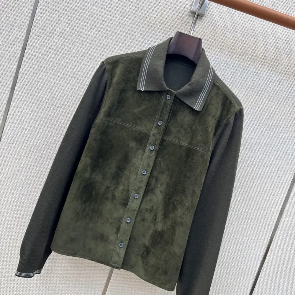 Miu Miu Jacket Canelé suede women's — Photo 2