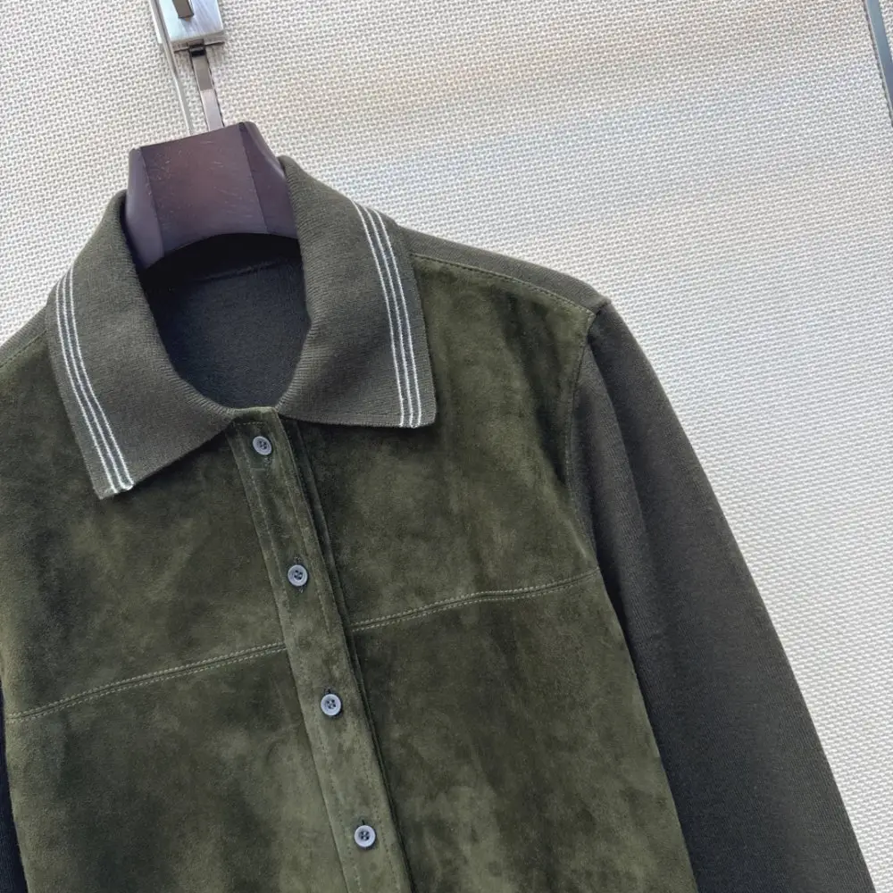 Miu Miu Jacket Canelé suede women's — Photo 4