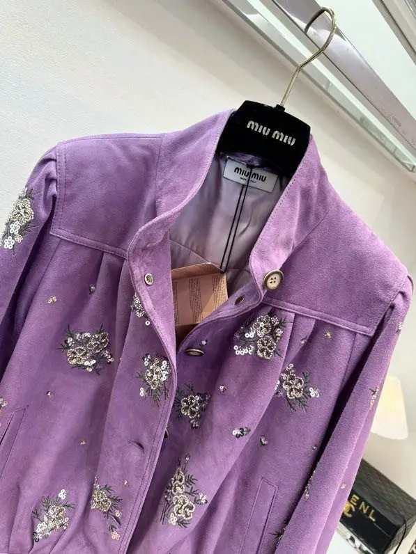 Miu Miu Jacket suede women's — Photo 5