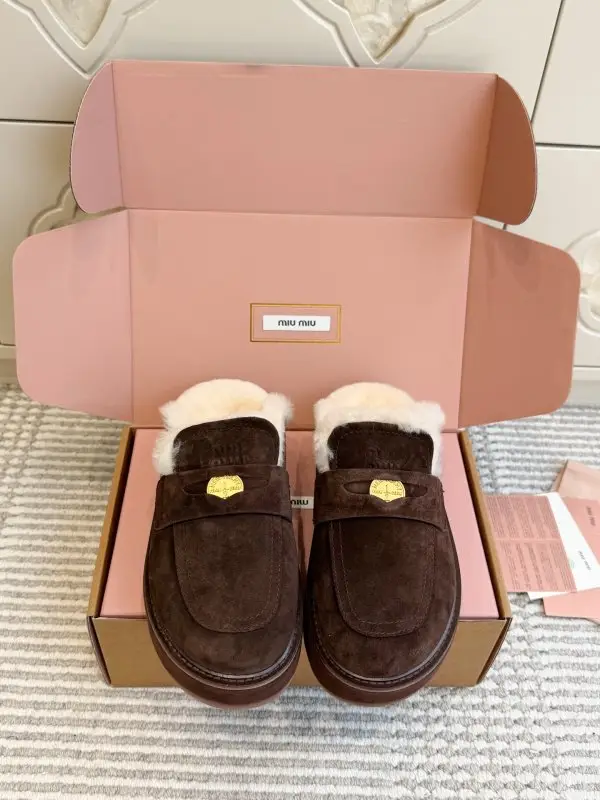 Miu Miu — Мюли на хутрі
