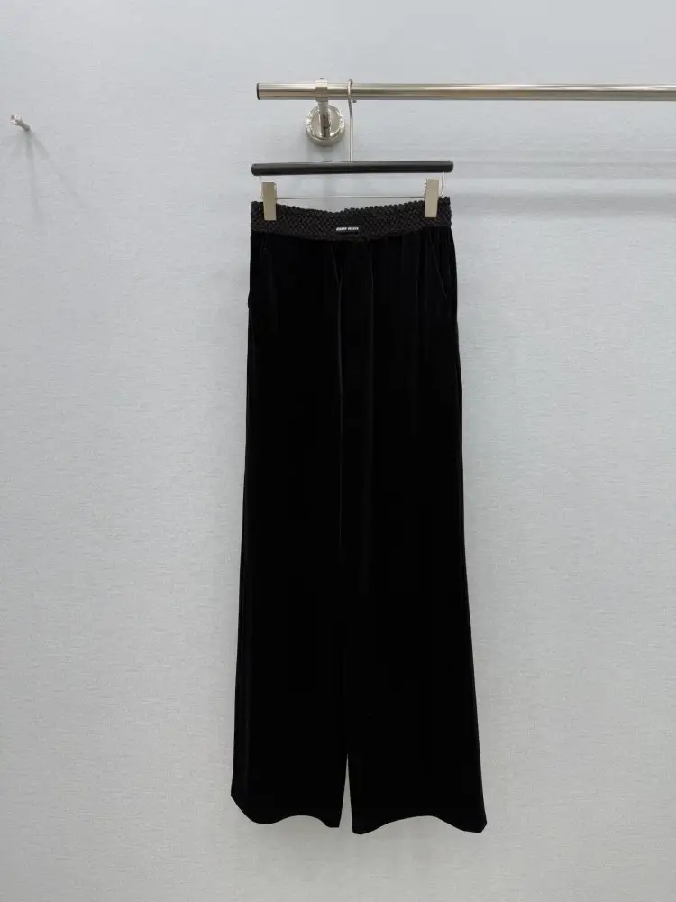 Miu Miu — Pants velvet women's