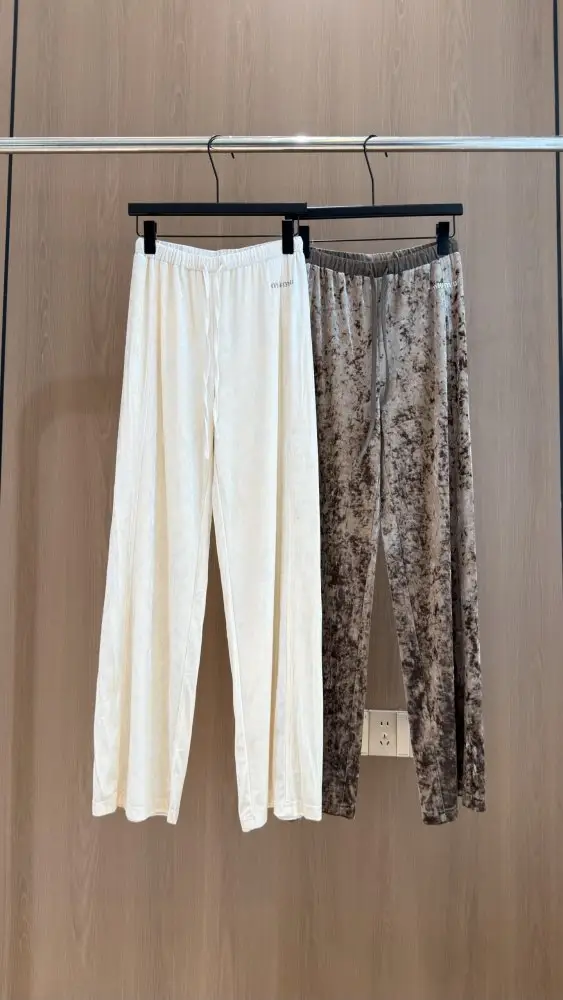 Miu Miu — Pants velvet women's