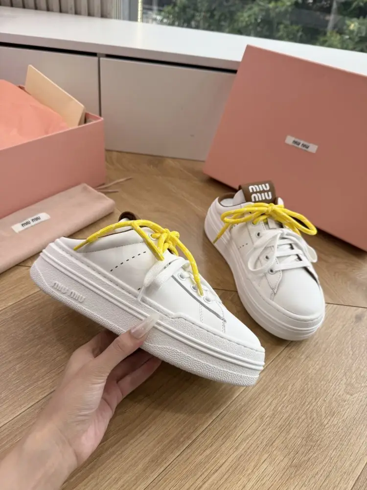 Miu Miu Кеды женские — Фото 4