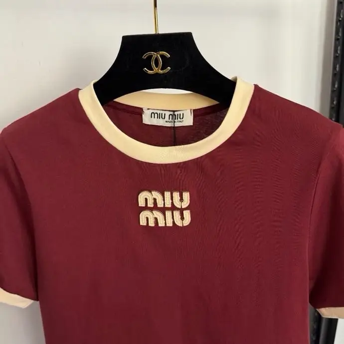Miu Miu Футболка — Фото 5