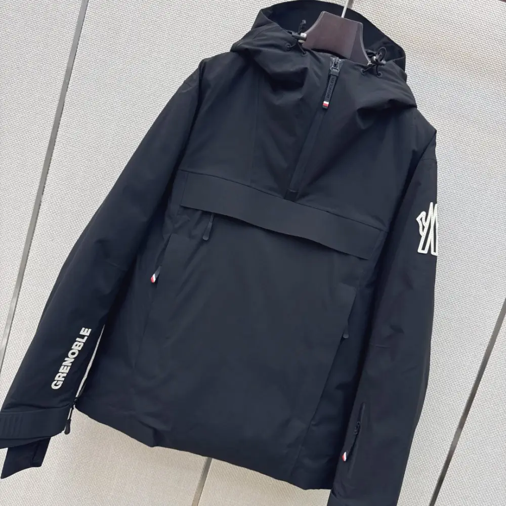 Moncler Класична пухова гірськолижна куртка з капюшоном — Фото 2