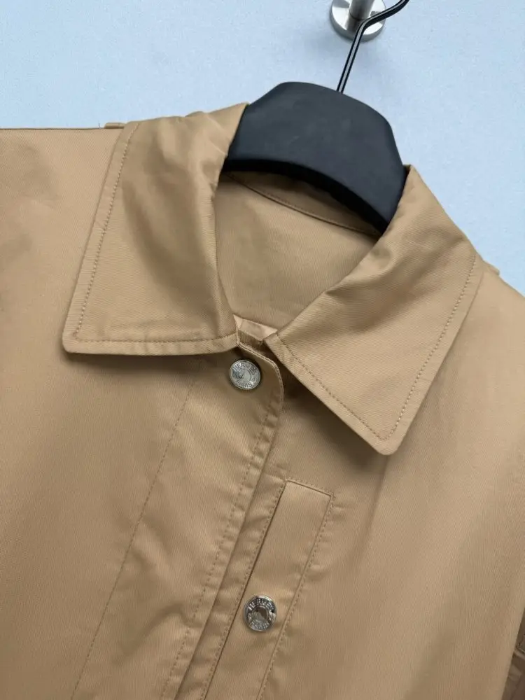 Moncler Trench secondary length from belt — Photo 4