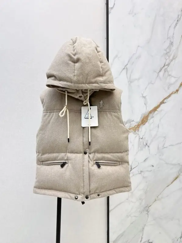 Moncler — Vest on feathers women's