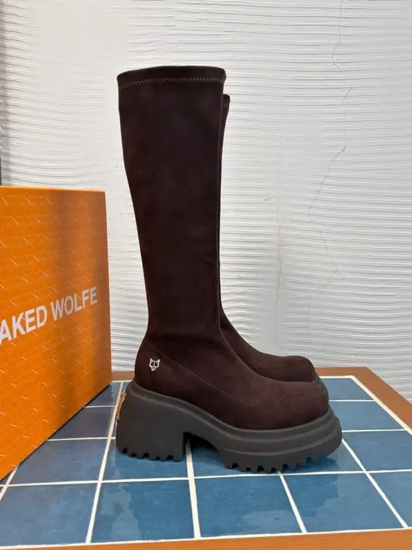 NAKED WOLFE Boots suede women's — Photo 4