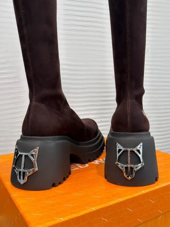NAKED WOLFE Boots suede women's — Photo 5