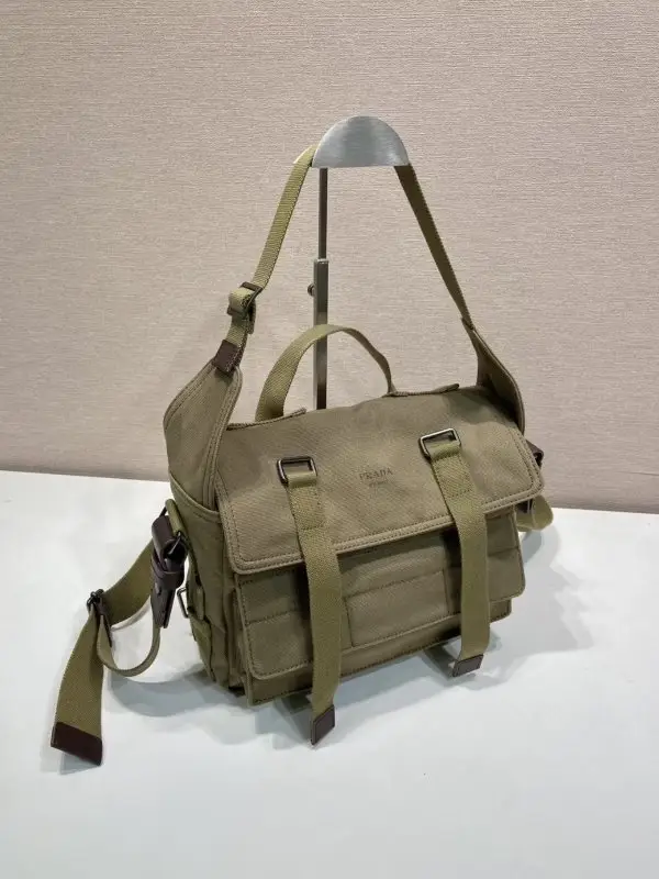 Prada A bag messenger 27 cm 1BD408 of канваса — Photo 2