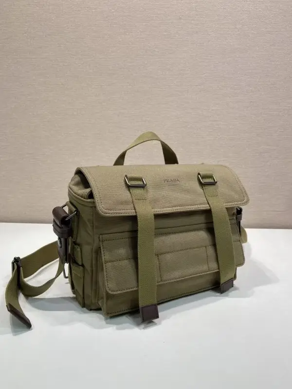Prada A bag messenger 27 cm 1BD408 of канваса — Photo 3