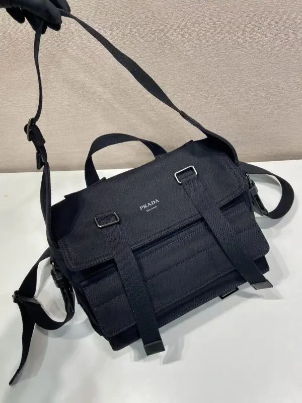 Prada Сумка месенджер 27 см 1BD408 з канваса — Фото 4