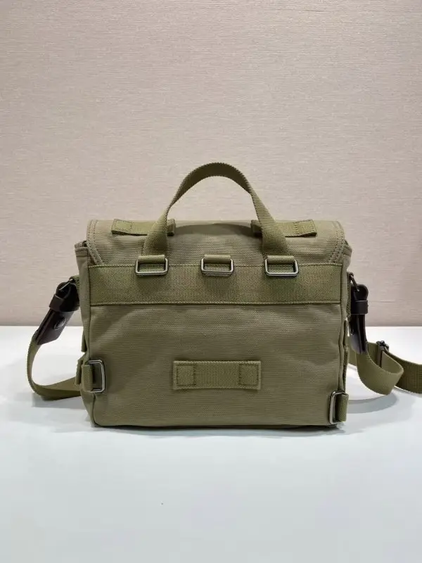 Prada A bag messenger 27 cm 1BD408 of канваса — Photo 5