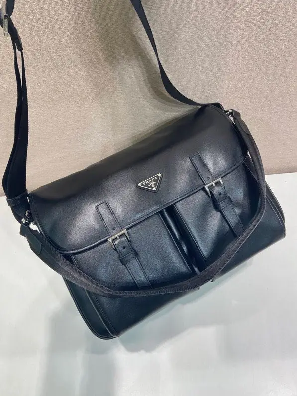 Prada A bag messenger 35 cm 2VD072A of veal skin — Photo 3