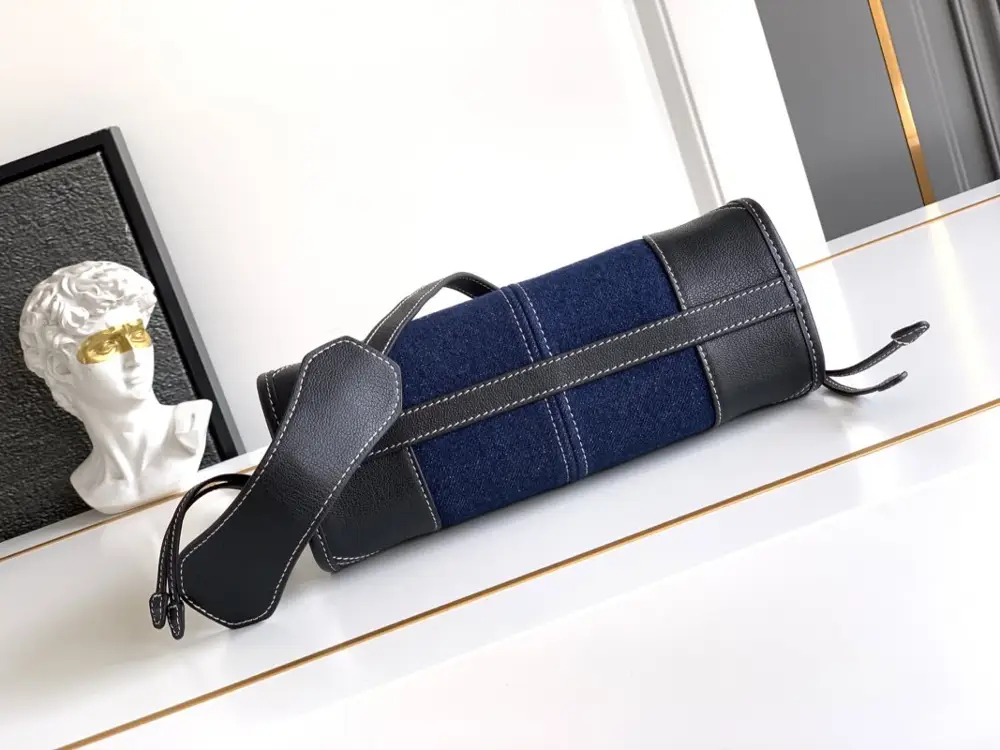 Prada A bag SoftLux denim 23 cm — Photo 4