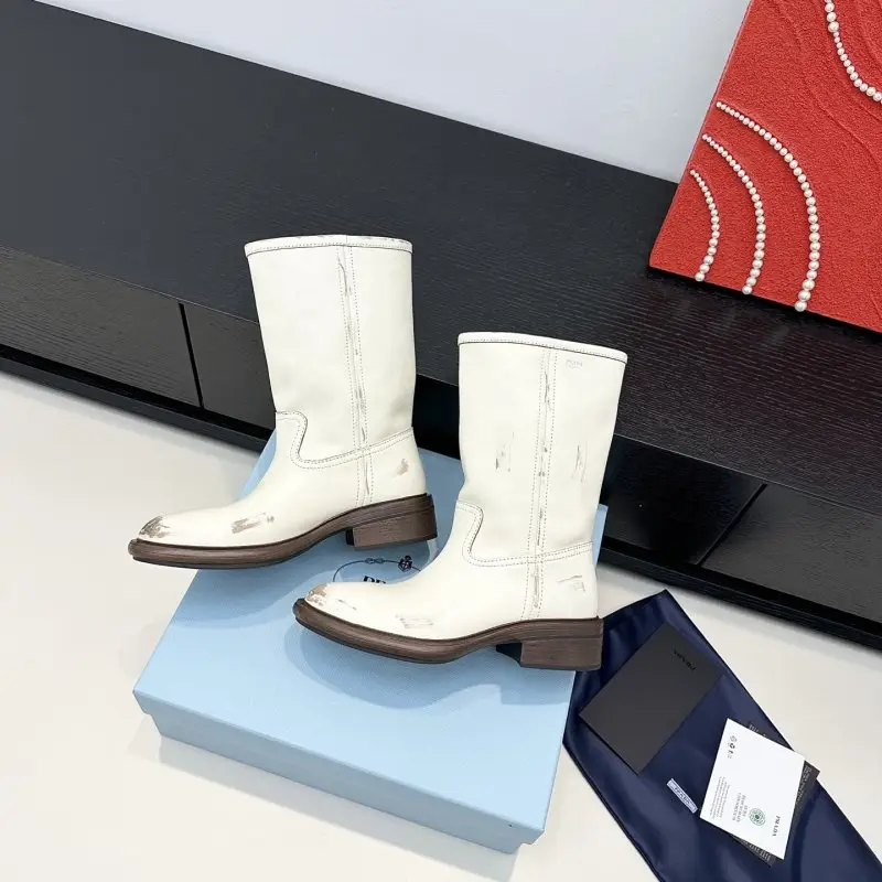 Prada Boots leather women's — Photo 4