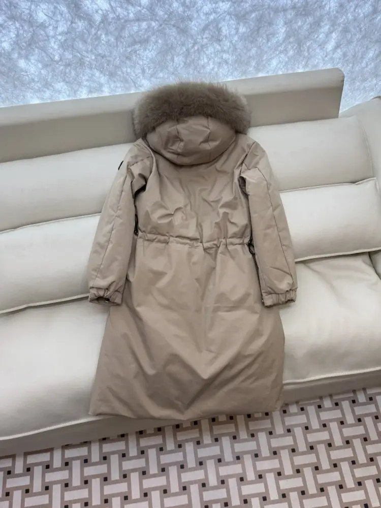 Prada Куртка пуховик c воротником из лисьего меха — Фото 5