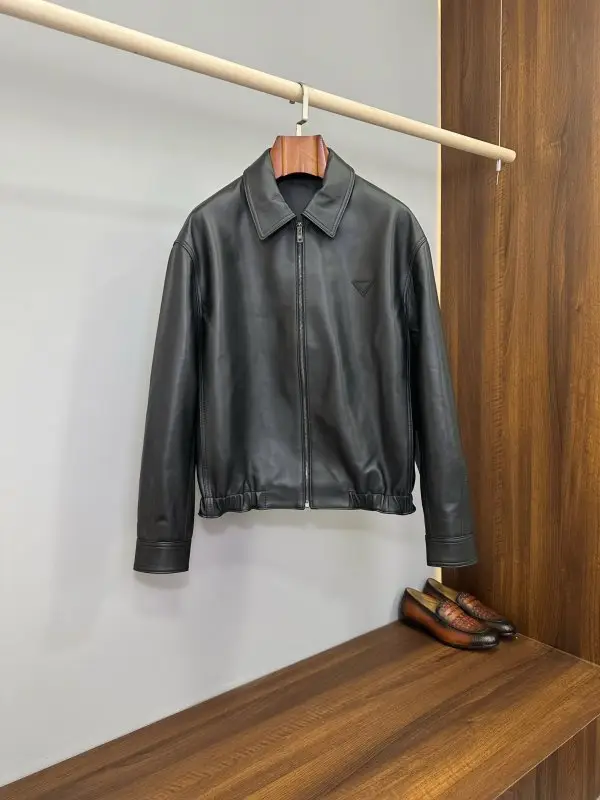Prada — Jacket leather men's