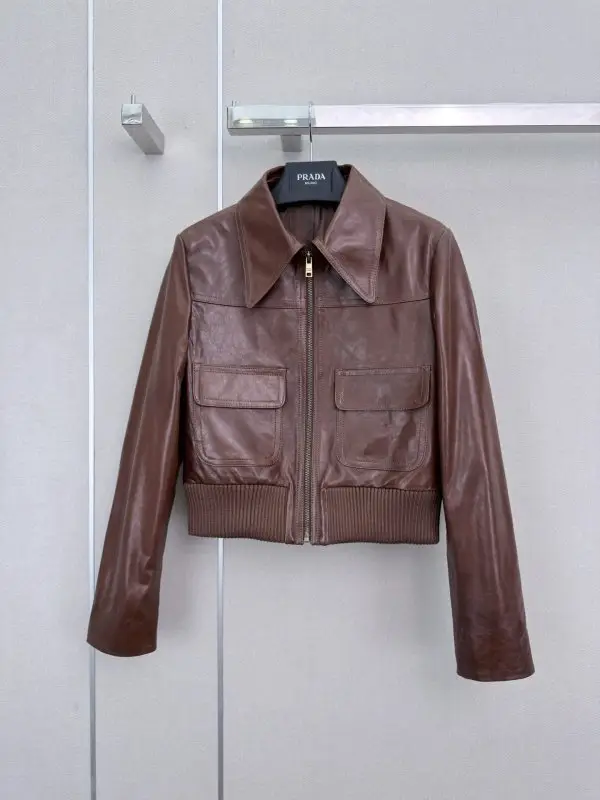 Prada — Jacket leather women's