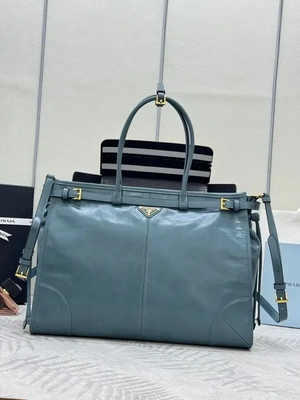 Prada — Men's greater a bag-тоут Bonnie 42 cm of soft veal skin