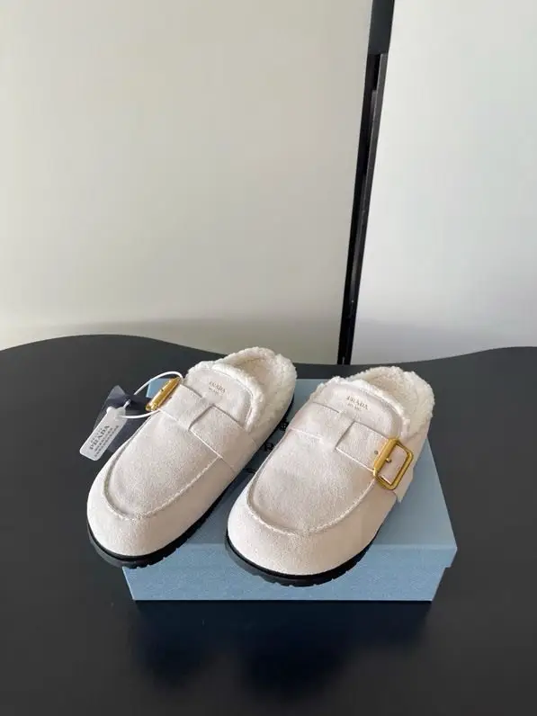 Prada Мюли на меху женские — Фото 5