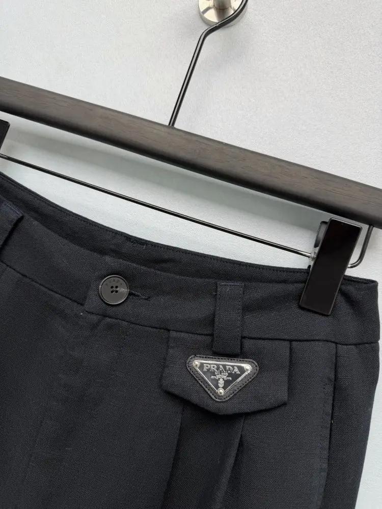 Prada Pants of flax women's — Photo 2