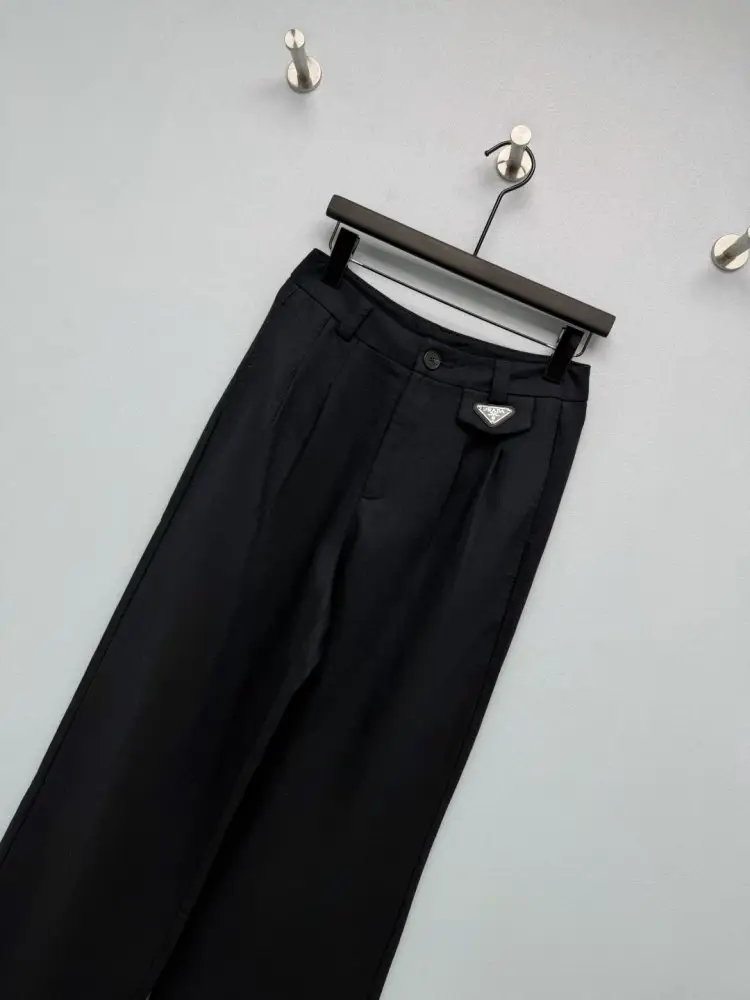Prada Pants of flax women's — Photo 4