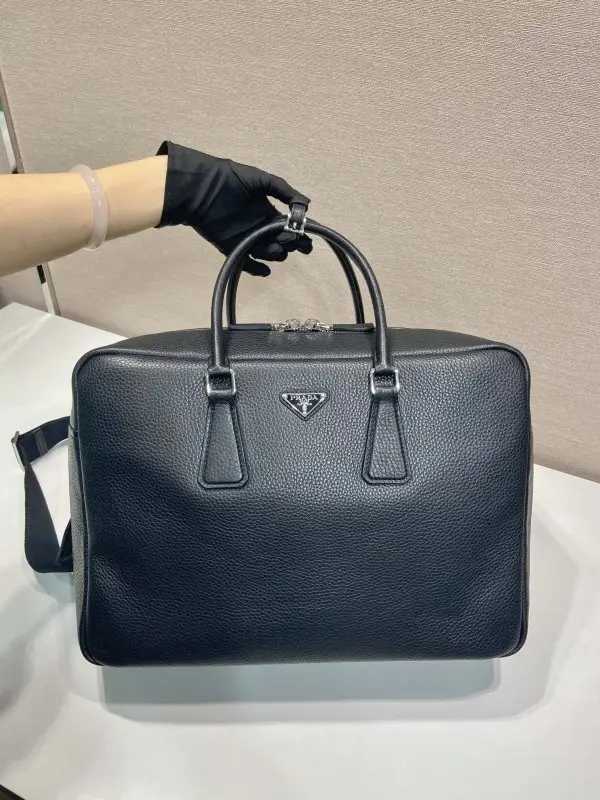 Prada Портфель чоловічий шкіряний 40 см 2VE339 — Фото 3