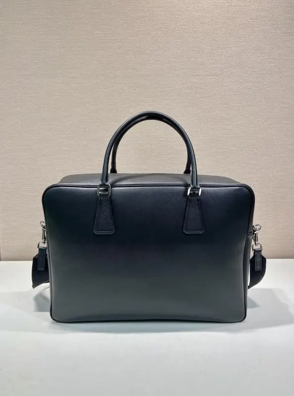 Prada Портфель мужской кожаный 42 см 2VE026 — Фото 4