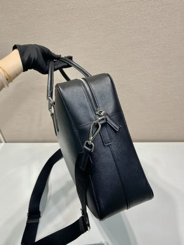 Prada Портфель мужской кожаный 42 см 2VE026 — Фото 5