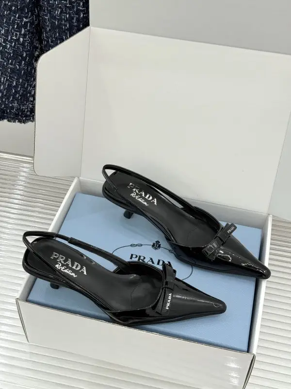 Prada Туфли слингбэки — Фото 3