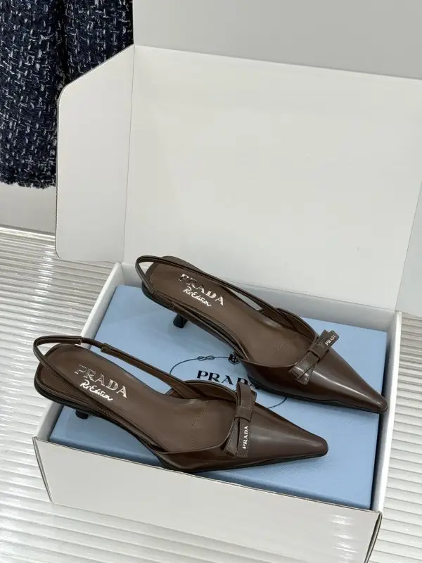Prada Туфли слингбэки — Фото 3