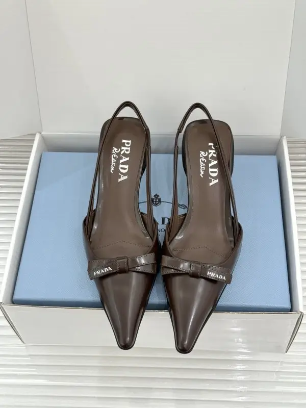 Prada Туфли слингбэки — Фото 4