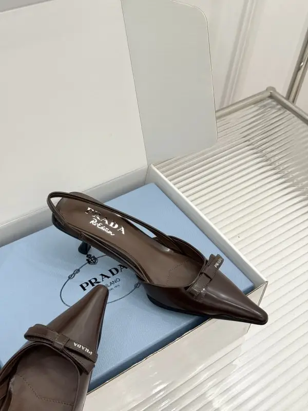 Prada Туфли слингбэки — Фото 5