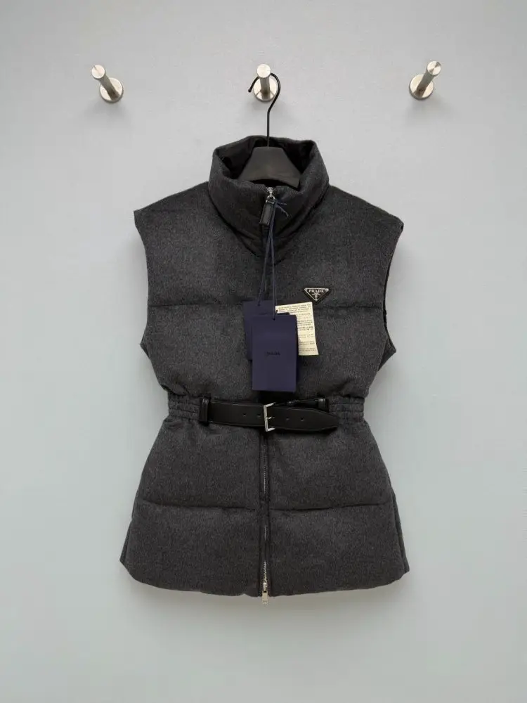 Prada — Vest on feathers women's