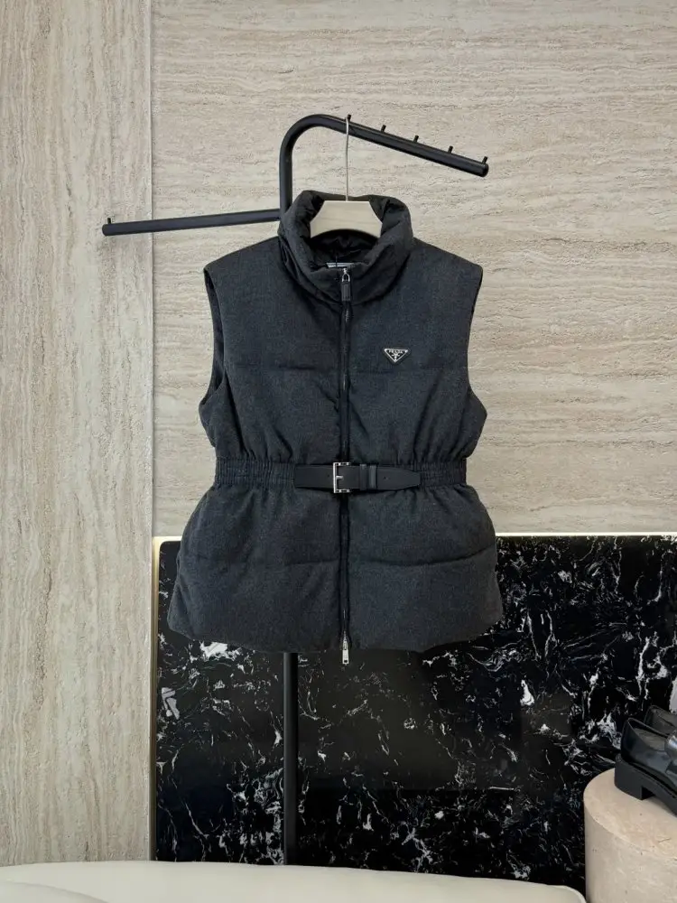 Prada — Vest on feathers women's