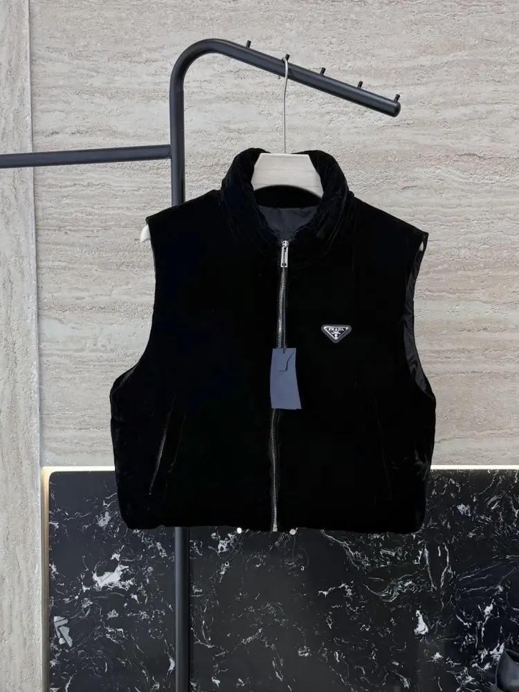 Prada — Vest on feathers women's