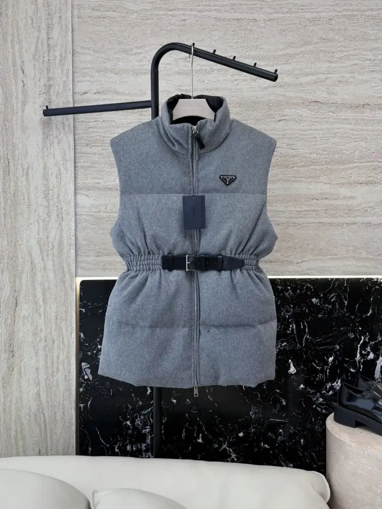 Prada — Vest on feathers women's