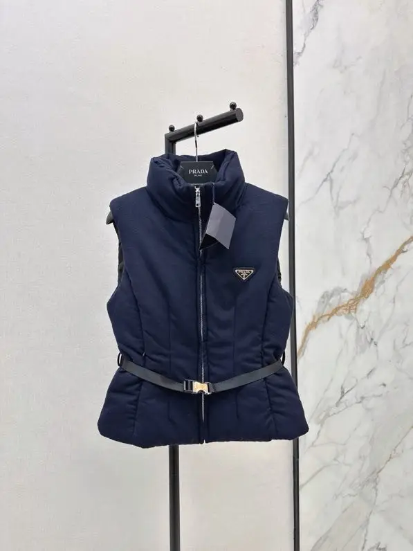 Prada — Vest on feathers women's